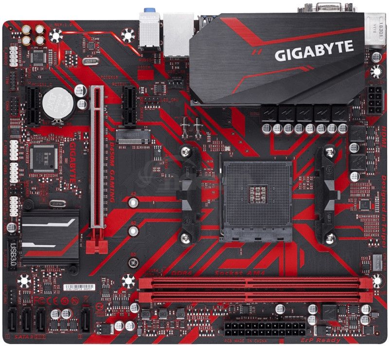 Gigabyte b450m gaming обзор