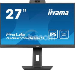 27" iiyamaXUB2790QSUH-B1: IPS, QHD, HAS, USB-C, cam XUB2790QSUH-B1