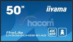 50" iiyama LH5065UHSB-B1AG:VA,4K UHD,Android,24/7 LH5065UHSB-B1AG