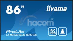 86" iiyama LH8665UHSB-B1: IPS, 4K UHD, Android, 24/7 LH8665UHSB-B1