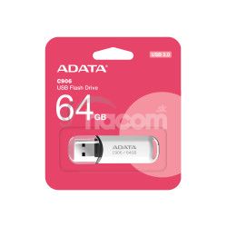 ADATA C906/64GB/USB 2.0/USB-A/Biela AC906-64G-RWH