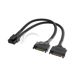 AKASA - Dual SATA na 8-pin CPU Power Adapter Cable AK-CBPW33-15