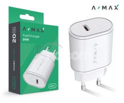 Aligator sieov nabjaka A-MAX PD 20W USB-C biela AX0001