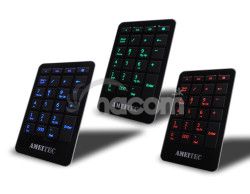 AMEI klvesnica AM-KN101R Professional Letter Red Illuminated digitlny k AMEI AM-KN101R