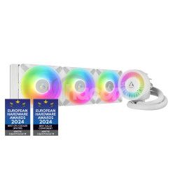 ARCTIC Liquid Freezer III - 360 A-RGB (White) : All-in-One CPU Water Cooler s 360mm raditorom a ACFRE00152A