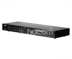 Aten 16-port KVM USB + PS / 2 OSD, rack 19 "+ OverNet CS-1716i