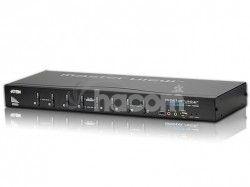 Aten 8-port DVI KVMP USB, 2port USB HUB, audio, 1.2m CS-1768