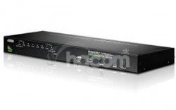 ATEN 8port KVM USB + PS / 2, OSD, rack 19 " CS-1708A