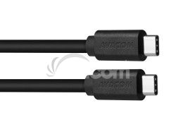 AVACOM dtov a nabjac kbel USB Type-C - USB Type-C, 40cm, ierna DCUS-TPCC-P04K