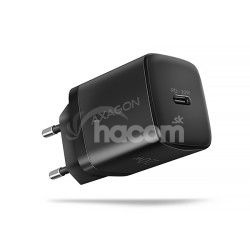 AXAGON ACU-PD20, nabjaka do siete 20W, 1x port USB-C, PD3.0/PPS/QC4+/AFC/Apple, ierna ACU-PD20