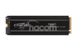 Crucial T500 4TB PCIe Gen4 NVMe M.2 SSD heatsink CT4000T500SSD5