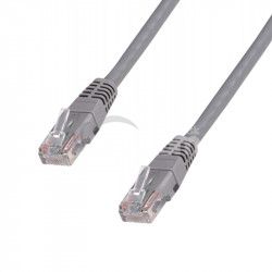 DATACOM Patch cord UTP Cat6 siv 0,5m 1590