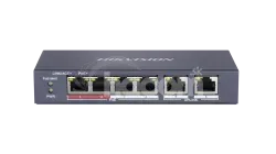 DS-3E0106P-E/M 4x100Mb PoE+2x100Mb RJ45, switch, 35W