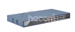 DS-3E1326P-EI 24x100Mb PoE+2x1Gb Combo, smart switch, 370W