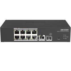 DS-3T1310P-SI/HS 8x100Mb PoE+1x1Gb RJ45+1xGb SFP, pr.smart ,110W