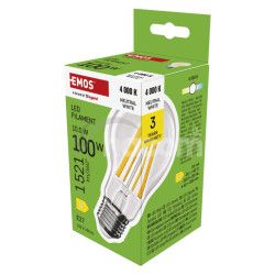 EMOS LED FLM A60 10,5 W (100 W) 1521lm E27 NW 1525743400