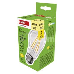 EMOS LED FLM A60 7,8 W (75 W) 1 060lm E27 WW 1525743205