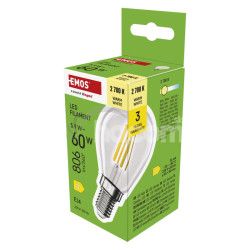 EMOS LED FLM MINI GL 5,9 W (60 W) 806lm E14 WW 1525731253