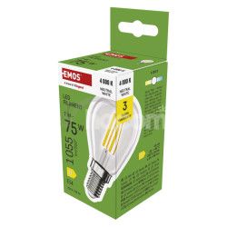 EMOS LED FLM MINI GL 7W (75W) 1055lm E14 NW 1525731456