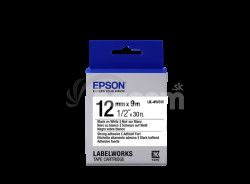 Epson Label Cartridge LK-4WBW, ierna/biela 12mm C53S654016