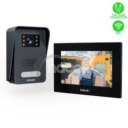 EVOLVEO DoorPhone AP1-2 drtov videotelefn s aplikciou, ierny DPAP1-B