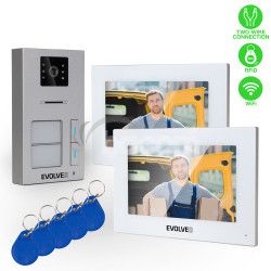 EVOLVEO DoorPhone AP2-2, drtov videotelefn pre dva byty s aplikciou DPAP2-W