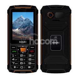 EVOLVEO StrongPhone Z6, vodotesn odoln Dual SIM telefn, ierno-oranov SGP-Z6-BO
