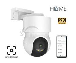 iGET HOME Camera CS8 White - WiFi 2K IP kamera oton, non videnie, audio, IP65, auto tracking 75020822