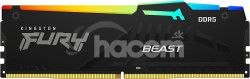 Kingston FURY Beast/DDR5/128GB/5200MHz/CL40/4x32GB/RGB/Black KF552C40BBAK4-128