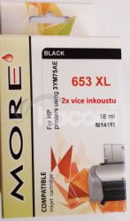 MORE ARMOR ink kompatibiln s HP 3YM75AE (653 XXL) kapacita 720str.ierna M14111