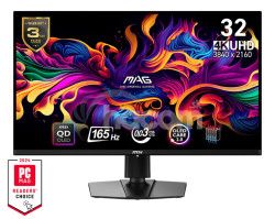 MSI MAG/321UP QD-OLED/31,5"/QD-OLED/4K UHD/165Hz/0,03ms/Black/3R MAG 321UP QD-OLED