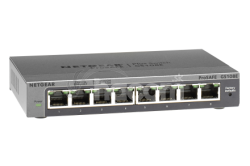 NETGEAR 8PT GIGABIT PLUS SWITCH, GS108e GS108E-400EUS