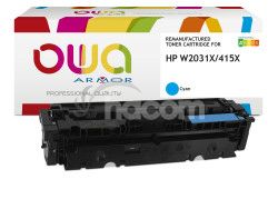 OWA Armor toner kompatibiln HP W2031X, 415X, 6000st, modr/cyan, level managment K18974OW