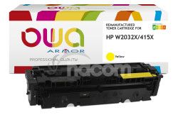 OWA Armor toner kompatibiln s HP W2032X, 415X, 6000st, lt/yellow, level managment K18976OW