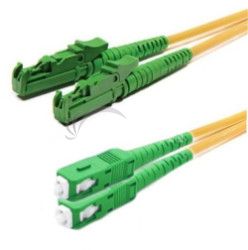 Patchcord FO Duplex E2000/APC-SC/APC 9/125um 2m, OS2