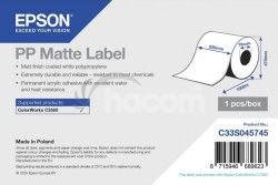 PP Matte Label - Coil: 220mm x 1000m C33S045745