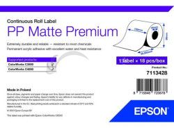 PP Matte Label Premium, Cont. Roll, 102mm x 29mm 7113428