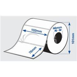 Premium Matte Label -Die Cut102mm x76mm,440 labels C33S045532