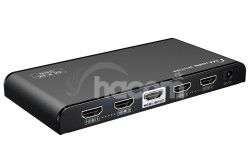 PremiumCord HDMI splitter 1-4 porty, 4kx2k@60Hz khsplit4f