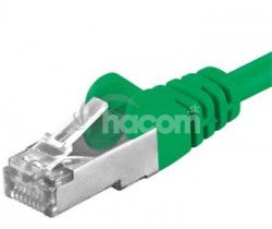 PremiumCord Patch kbel cat6 S-FTP, RJ45-RJ45, AWG 26/7 0,25m zelen sp6asftp002G