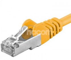 PremiumCord Patch kbel cat6 S-FTP, RJ45-RJ45, AWG 26/7 0,25m lt sp6asftp002Y