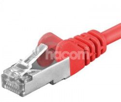 PremiumCord Patch kbel cat6 S-FTP, RJ45-RJ45, AWG 26/7 0,5m, erven sp6asftp005R