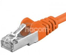 PremiumCord Patch kbel cat6 S-FTP, RJ45-RJ45, AWG 26/7 1m, oranov sp6asftp010E