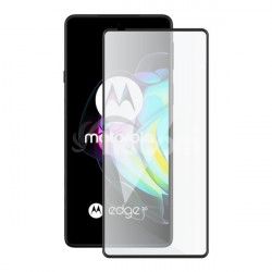 Screenshield MOTOROLA Edge 20 XT2143 (full COVER black) Tempered Glass Protection MOT-TG25DBXT21431-D