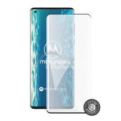 Screenshield MOTOROLA Edge XT2063 Tempered Glass protection (full COVER black) MOT-TG3DBXT2063-D