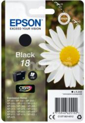 Epson Singlepack Black 18 Claria Home Ink C13T18014012