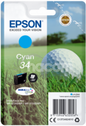 Epson Singlepack Cyan 34 DURABrite Ultra Ink C13T34624010