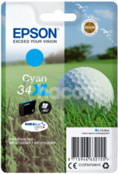 Epson Singlepack Cyan 34XL DURABrite Ultra Ink C13T34724010