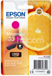 Epson Singlepack Magenta 33XL Claria Premium Ink C13T33634012