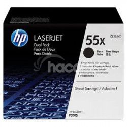 HP tlaov kazeta ierna vek, CE255XD - 2 pack CE255XD